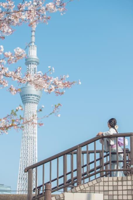 Апартаменты 203 Oshiage Sta 3Mins Walk! Wi-Fi Elevator 4Pax Токио Экстерьер фото