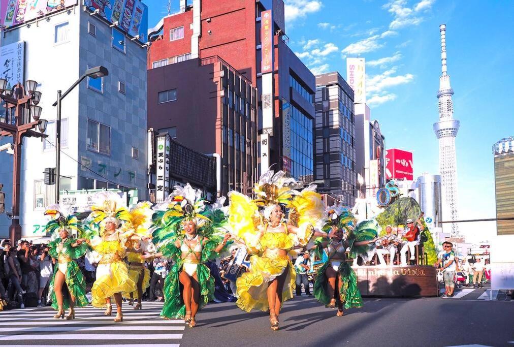 Апартаменты 203 Oshiage Sta 3Mins Walk! Wi-Fi Elevator 4Pax Токио Экстерьер фото