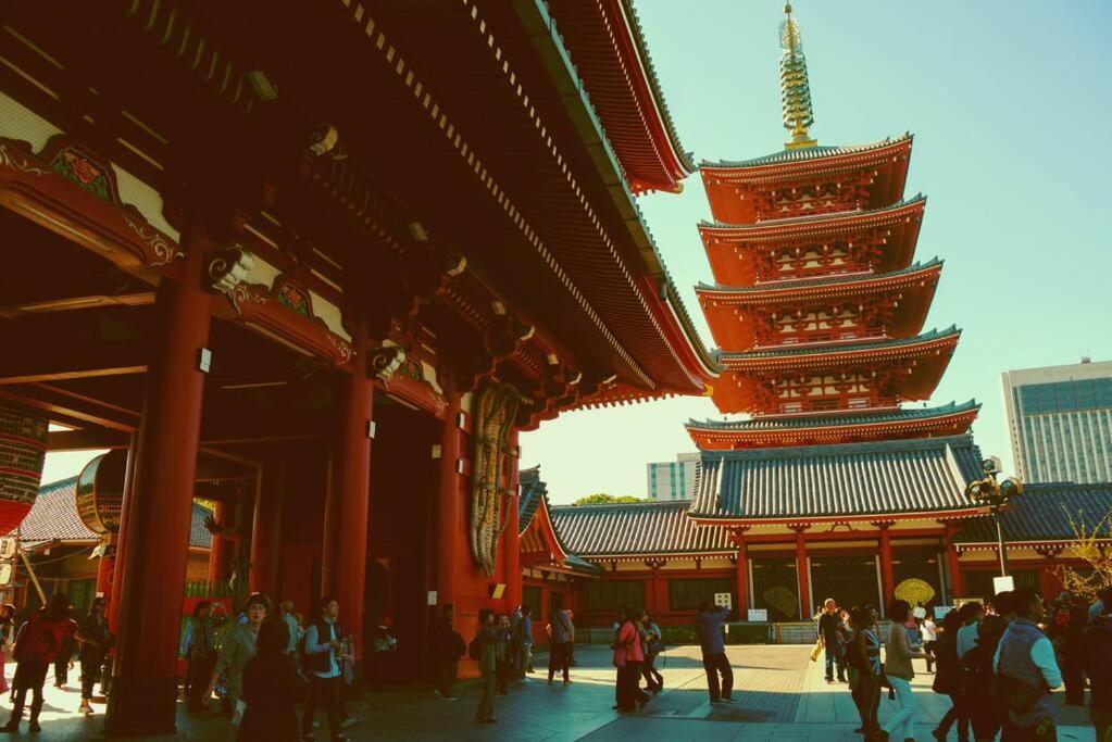 Апартаменты 203 Oshiage Sta 3Mins Walk! Wi-Fi Elevator 4Pax Токио Экстерьер фото